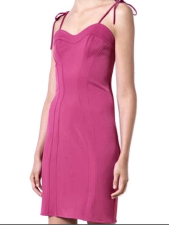 ZAC Zac Posen Dresses & Skirts - ZAC ZAC POSEN PINK SWEETHEART NECK MINI DRESS